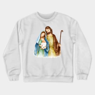 Nativity Jesus Family Crewneck Sweatshirt